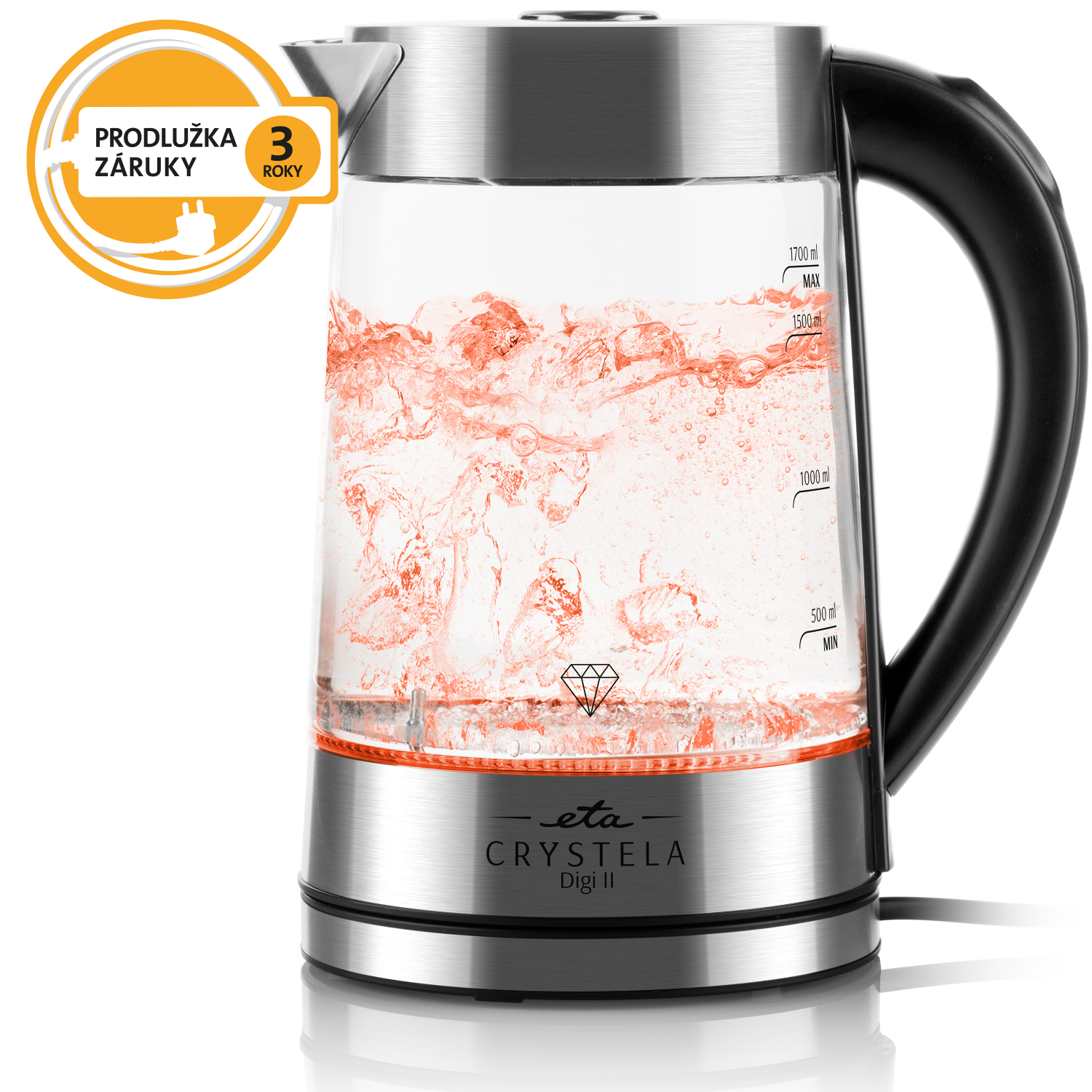 Чайник електричний ETA Crystela Digi II 5154 90000