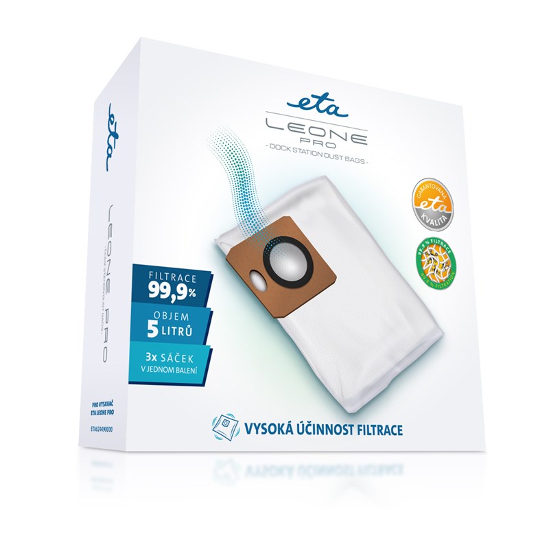 Мішки для пилососа Leone PRO ETA 6244 00300 ( 3шт)