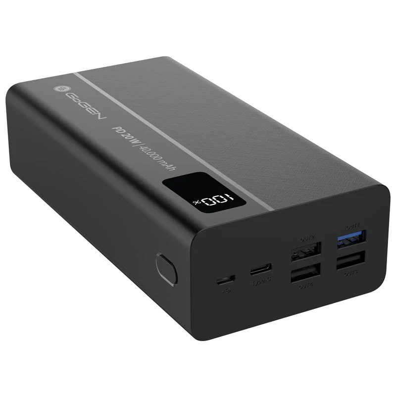 УМБ GoGEN Powerbank 40000 mAh 20 W (GOGPB400001B)